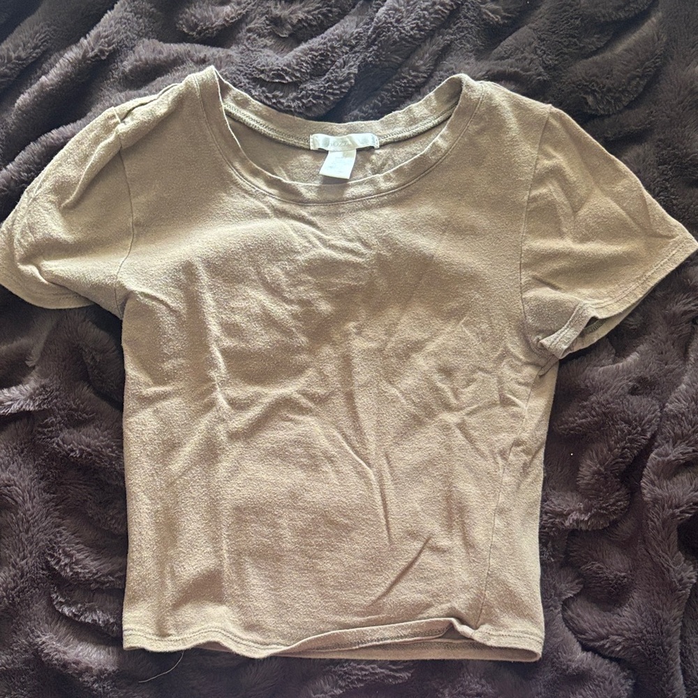 Casual Brown T-Shirt